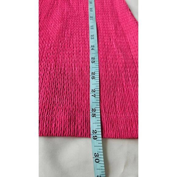 H&M Women's Hot Pink Stretchy Mini Dress with Front Detail Size XS - Picture 9 of 10